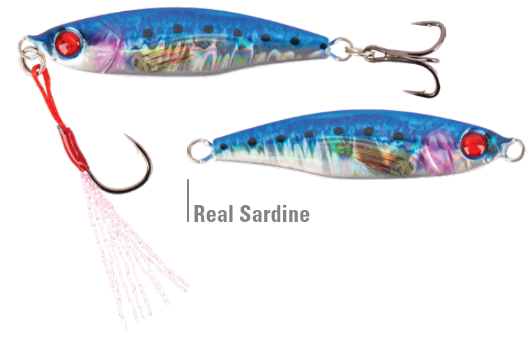 MMCJ-10-006 MUSTAD JiG Micro Casting Jig 70mm 10g 006Real Sardine