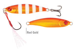 MMCJ-10-004 MUSTAD JiG Micro Casting Jig 70mm 10g 004Red Gold
