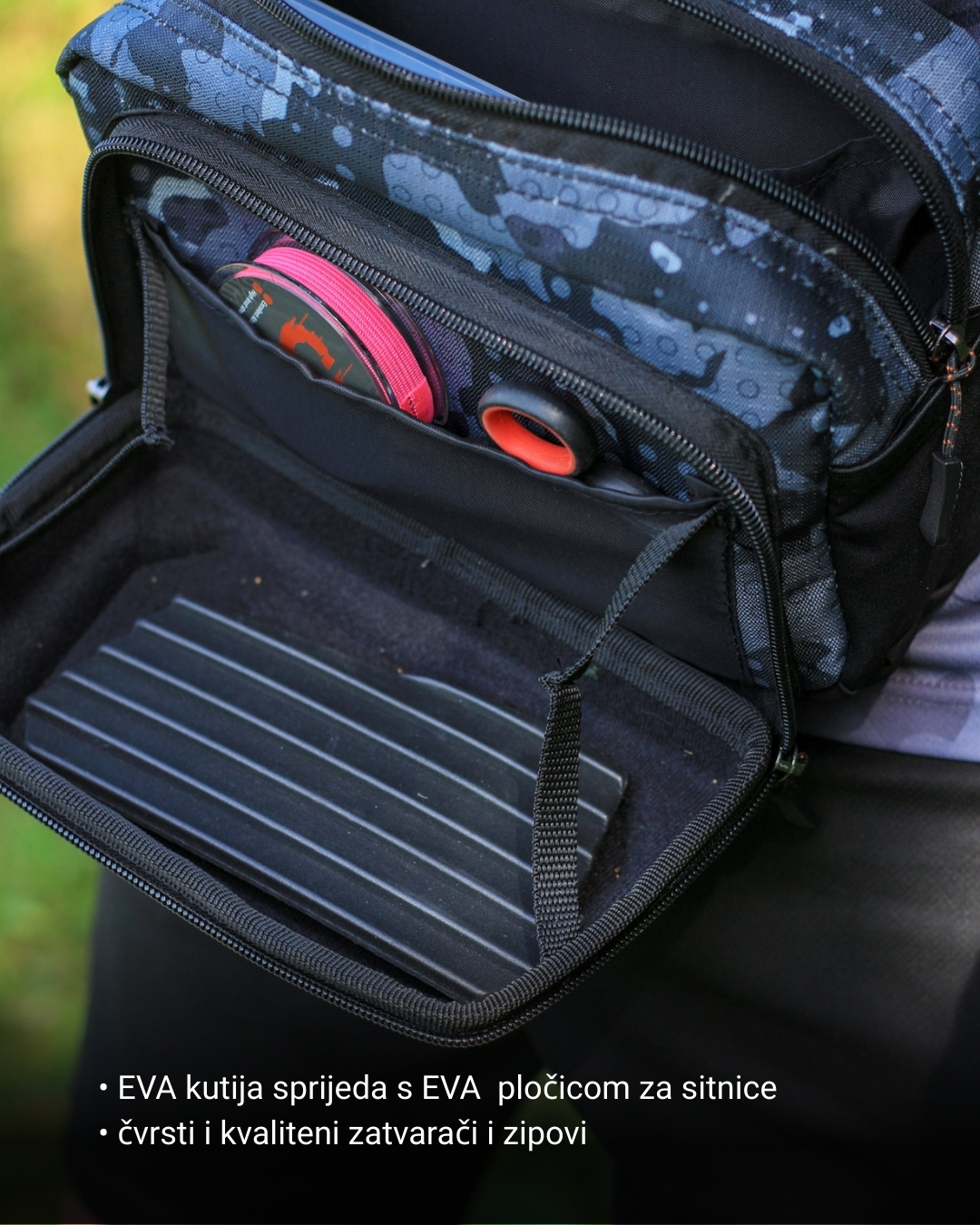 CAS 10000 CASTED TORBA Waist Case Bag + lure box