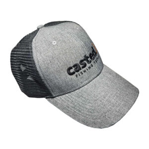 CAS-P KP144 Casted kapa šilt PREMIUM Silver/Dark Gray mesh