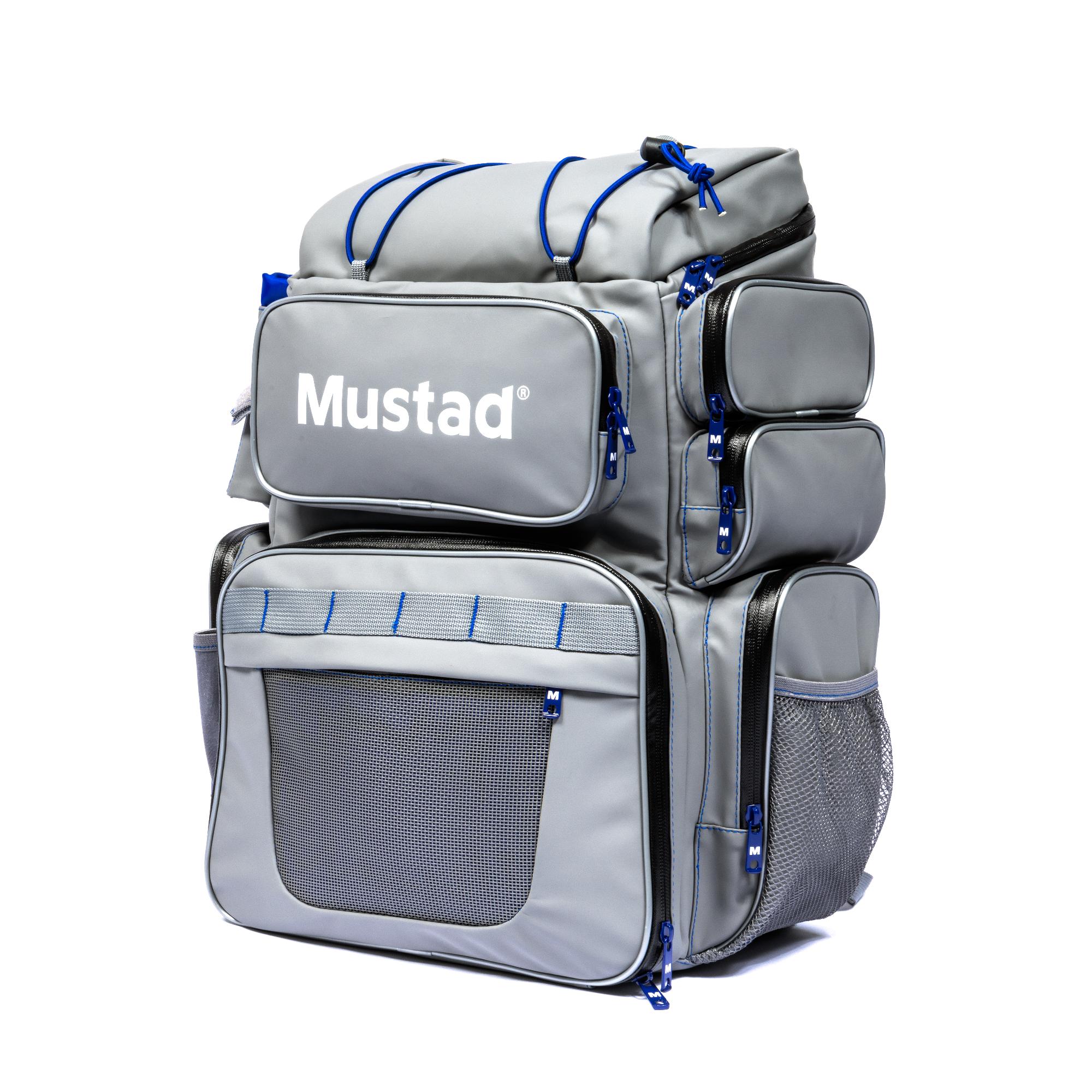 MGTBP Mustad Ruksak Game Time Back Pack, 4boxes, rod holder, Water-Resistant