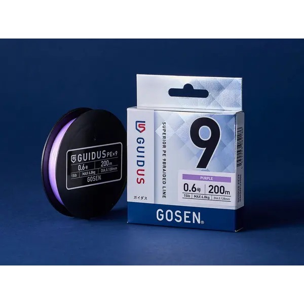 GMG9PU1512 Gosen upredenica Guidus PE x 9 Purple 150m #1.2 0,185mm