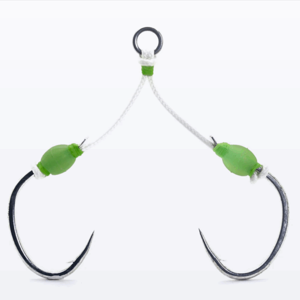 J-ASSIST3-4/0-2 MUSTAD ASIST UDICESLOW PITCH DOUBLE JIGGING ASSIST RIG 4/0